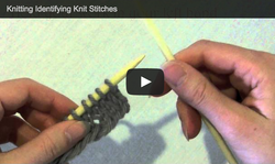 identify knit sts