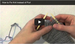 fix knit instead of purl